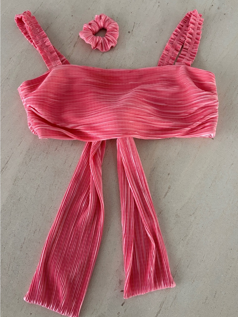 DANNIJO Tie Top and Matching Scrunchie